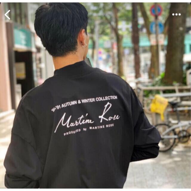 MARTINE ROSE マーティンローズJERSEY FUNNEL NECK