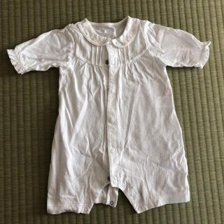 ミキハウス(mikihouse)の【代理出品】新生児服　50-60 MIKIHOUSE 5分丈カバーオール　中古(カバーオール)