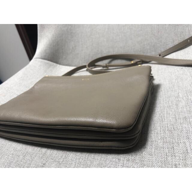 これからの季節に大活躍。セリーヌ トリオ ベージュ 美品 # www.uig