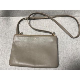 セリーヌ(celine)のこれからの季節に大活躍。セリーヌ　トリオ　ベージュ　美品(ショルダーバッグ)