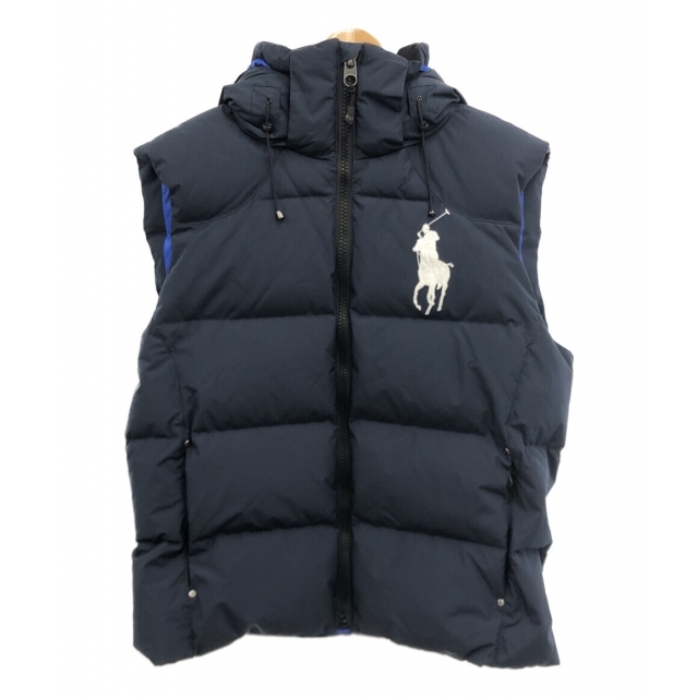 POLO RALPH LAUREN ダウンベスト ネイビー メンズ LG 【超安い】 38.0%割引