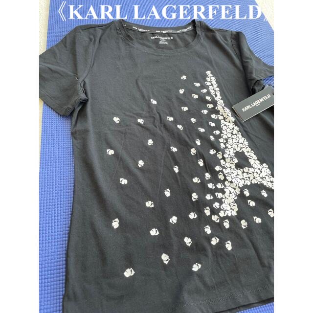 Karl Lagerfeld(カールラガーフェルド)のカールラガーフェルド　Tシャツ　《タグ付き新品》 レディースのトップス(Tシャツ(半袖/袖なし))の商品写真