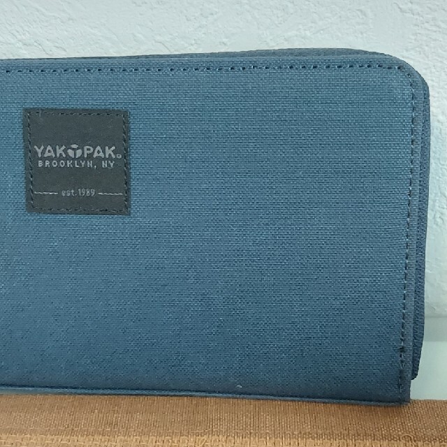 YAK PAK(ヤックパック)のヤックパック　布製財布　倉敷帆布　ネイビー　YAKPAK メンズのファッション小物(長財布)の商品写真