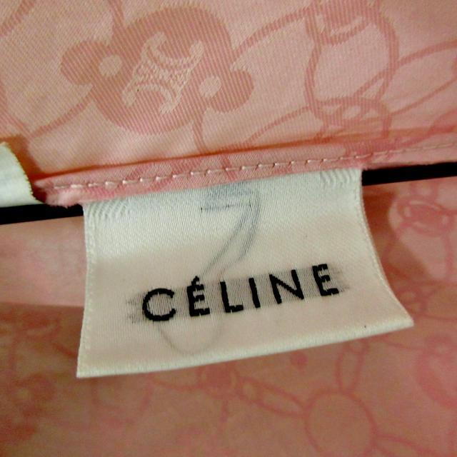 celine(セリーヌ)のセリーヌ 折りたたみ傘 - ピンク×白 レディースのファッション小物(傘)の商品写真