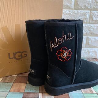 UGG - ugg  アグ ブラック　ブーツ aloha