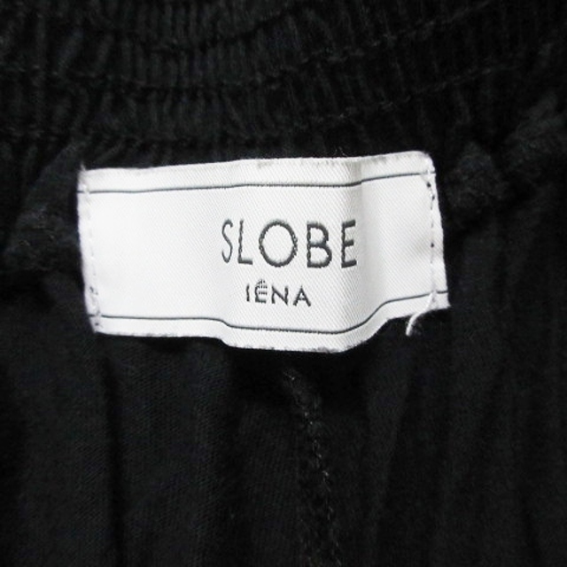 SLOBE IENA(スローブイエナ)のスローブ イエナ パンツ ガウチョ スカーチョ ギャザー 黒 ブラック レディースのパンツ(その他)の商品写真