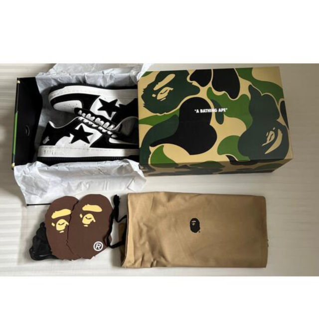 A BATHING APE(アベイシングエイプ)の26.0センチ　BAPE STA Low "Black" 2022 レディースの靴/シューズ(スニーカー)の商品写真