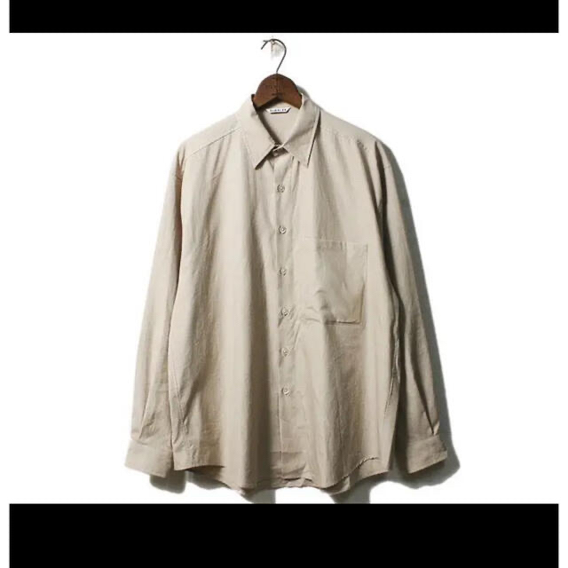 AURALEE(オーラリー)のAuralee washed finx twill big shirt 19aw メンズのトップス(シャツ)の商品写真