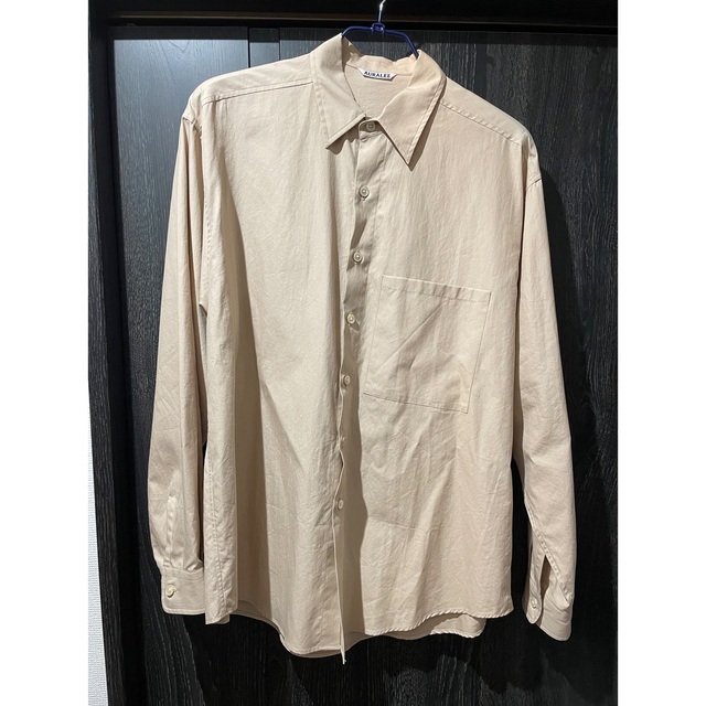 AURALEE(オーラリー)のAuralee washed finx twill big shirt 19aw メンズのトップス(シャツ)の商品写真