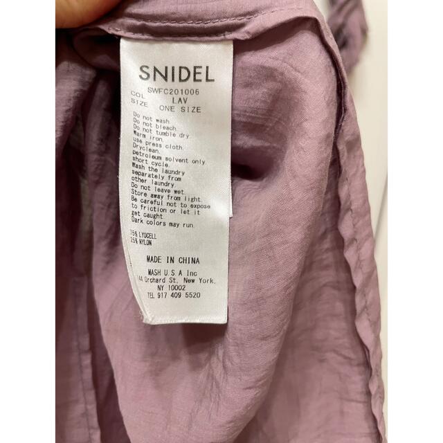 SNIDEL(スナイデル)のSNIDEL シアートレンチコート レディースのジャケット/アウター(トレンチコート)の商品写真