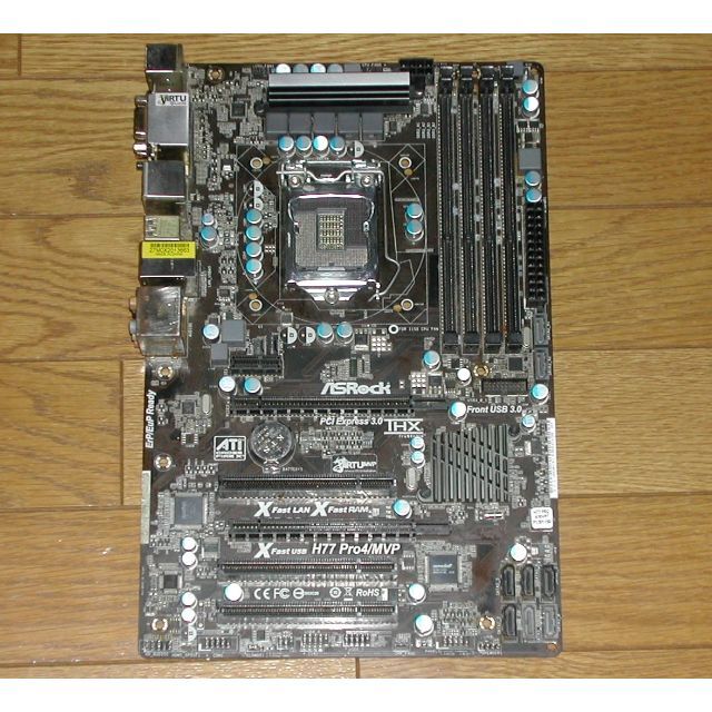 ジャンク動作品　ASRock　H77Pro4-MVP　LGA1155