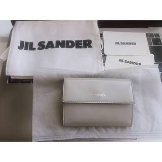 ジルサンダー(Jil Sander)のJIL SANDER 3つ折り財布　ライトグレー(財布)