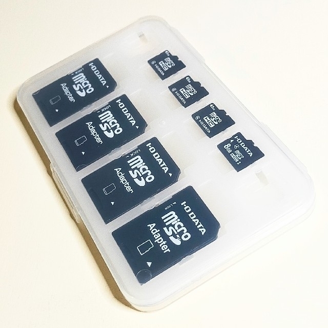 IODATA(アイオーデータ)の【8GB ×4枚】microSDHC マイクロSDカード8GB スマホ/家電/カメラのPC/タブレット(PC周辺機器)の商品写真