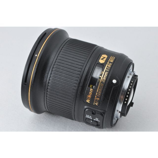 Nikon(ニコン)の美品級 Nikon ニコン AF-S NIKKOR 20mm f1.8 G ED スマホ/家電/カメラのカメラ(レンズ(単焦点))の商品写真