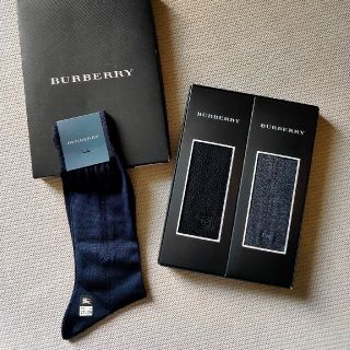 バーバリー(BURBERRY)のBURBERRY バーバリー　新品メンズソックス3足(ソックス)