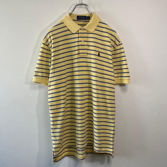 Ralph Lauren(ラルフローレン)の古着 00's ポロラルフローレン ポロシャツ 半袖 M ボーダー スリランカ製 メンズのトップス(ポロシャツ)の商品写真