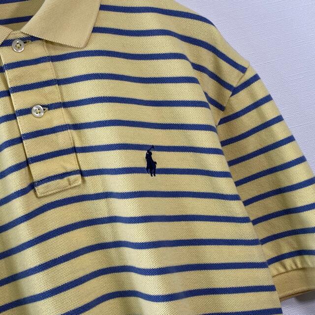 Ralph Lauren(ラルフローレン)の古着 00's ポロラルフローレン ポロシャツ 半袖 M ボーダー スリランカ製 メンズのトップス(ポロシャツ)の商品写真