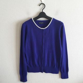 ミッシュマッシュ(MISCH MASCH)のミッシュマッシュ♡パール付きカーディガン(カーディガン)