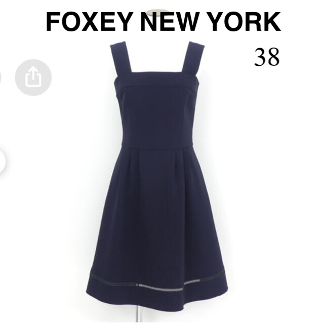 可能です美品　FOXEY NEW YORK　フレアワンピース　パーカー　サイズ38