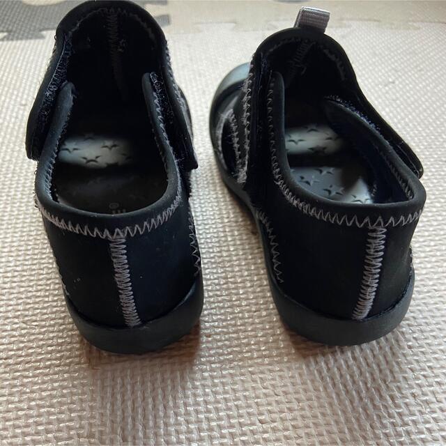 CONVERSE(コンバース)のサンダル　黒　コンバース　17センチ キッズ/ベビー/マタニティのキッズ靴/シューズ(15cm~)(サンダル)の商品写真