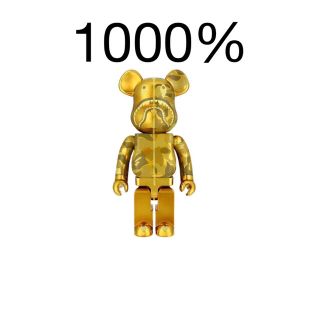 ベアブリック(BE@RBRICK)のBE@RBRICK BAPE(R) CAMO SHARK1000%gold(その他)