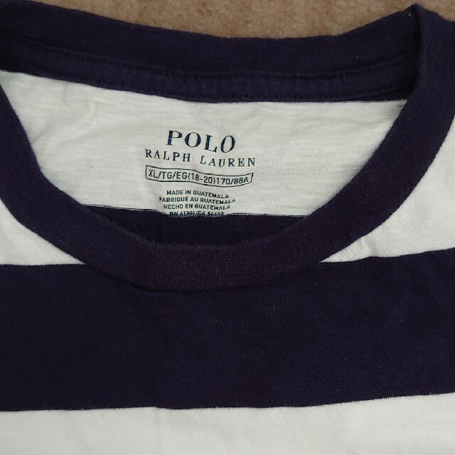 POLO RALPH LAUREN(ポロラルフローレン)のpink様専用　美品　ボーダーＴシャツ キッズ/ベビー/マタニティのキッズ服男の子用(90cm~)(Tシャツ/カットソー)の商品写真