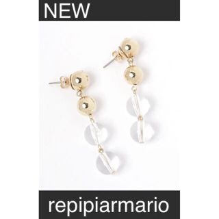 レピピアルマリオ(repipi armario)の896 新品　レピピアルマリオ　メッキ&アクリル　ボールピアス　アクセサリー(ピアス)