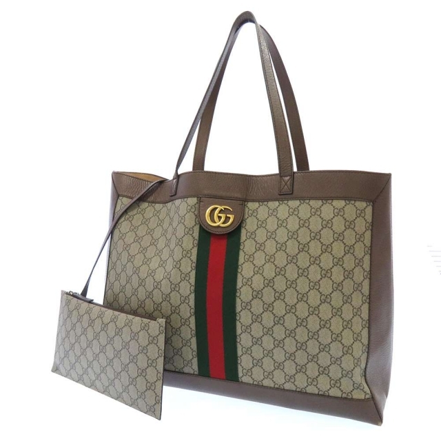 今年人気のブランド品や Gucci - グッチ トートバッグ オフィディア GGスプリーム 547947 GUCCI バッグ ブラウン トートバッグ