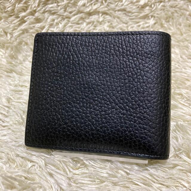 Gucci - 箱付✨グッチ 二つ折り財布 インターロッキングGシボ レザー