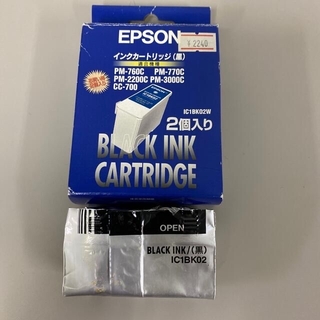 エプソン(EPSON)のエプソン　インクカートリッジ　IC1BK02 推奨使用期限切れ　未使用　未開封(その他)