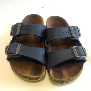 ビルケンシュトック(BIRKENSTOCK)のビルケン　ネイビー　19.0 (サンダル)