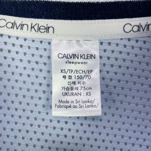 ck Calvin Klein(シーケーカルバンクライン)のCK カルバンクライン ゲームシャツ メッシュ Tシャツ デカロゴ ビックサイズ メンズのトップス(Tシャツ/カットソー(半袖/袖なし))の商品写真