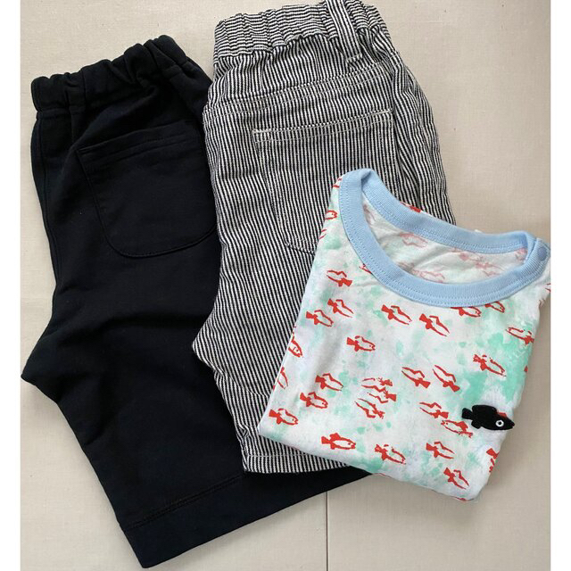 スイミーTシャツ&キッズパンツ2枚　セット キッズ/ベビー/マタニティのキッズ服男の子用(90cm~)(パンツ/スパッツ)の商品写真