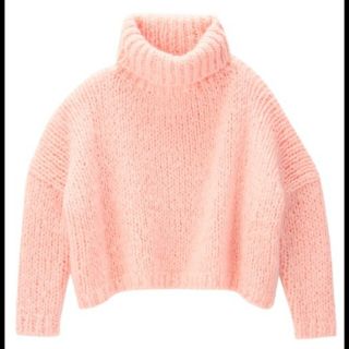 ザラ(ZARA)の新品💕ジンジャエール ざっくりニット ピンク(ニット/セーター)