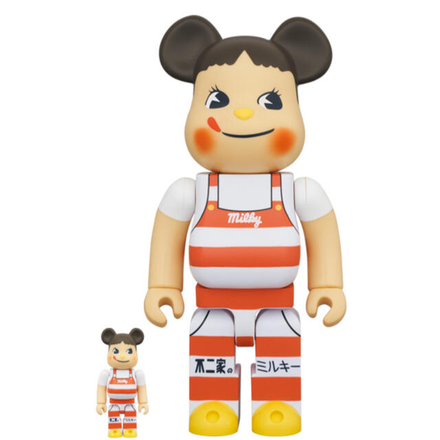 BE＠RBRICK ペコちゃんミルキー三角帽子デザイン 100％ & 400％