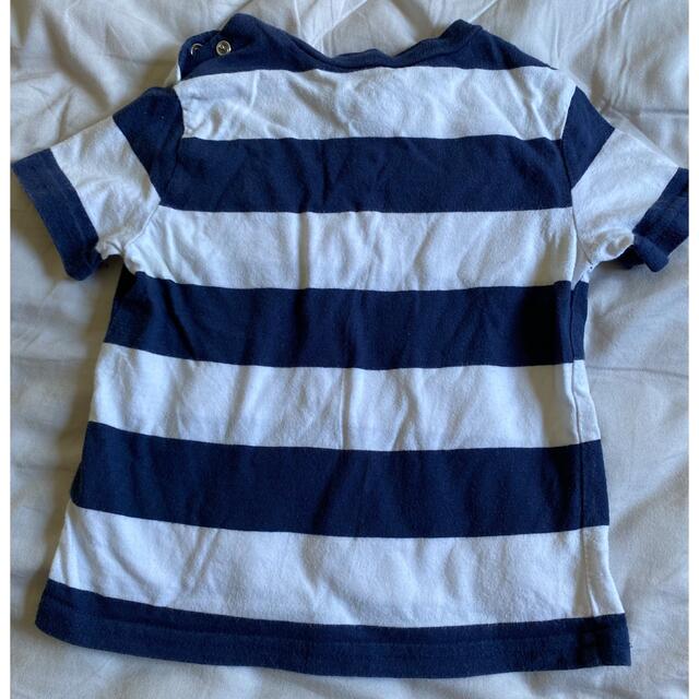 Ralph Lauren(ラルフローレン)のラルフローレン　80cm 12ヶ月　ストライプTシャツ キッズ/ベビー/マタニティのベビー服(~85cm)(Ｔシャツ)の商品写真