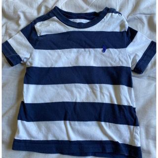 ラルフローレン(Ralph Lauren)のラルフローレン　80cm 12ヶ月　ストライプTシャツ(Ｔシャツ)