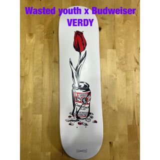 アフターベース(AFTERBASE)のWasted Youth x Budweiser スケートデッキ VERDY(スケートボード)