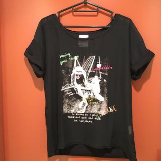 ページボーイ(PAGEBOY)の黒のTシャツ(Tシャツ(半袖/袖なし))