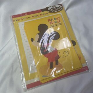 ディズニー(Disney)の【新品•未使用】ミッキーのレターセット(カード/レター/ラッピング)