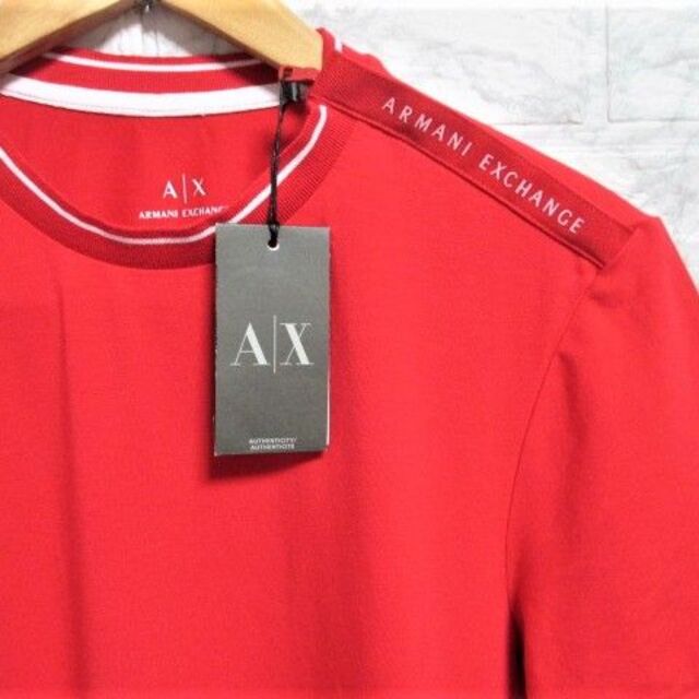 ARMANI EXCHANGE(アルマーニエクスチェンジ)の☆アルマーニエクスチェンジ プリント ロゴ ジップ デザイン Tシャツ☆新品 メンズのトップス(Tシャツ/カットソー(半袖/袖なし))の商品写真