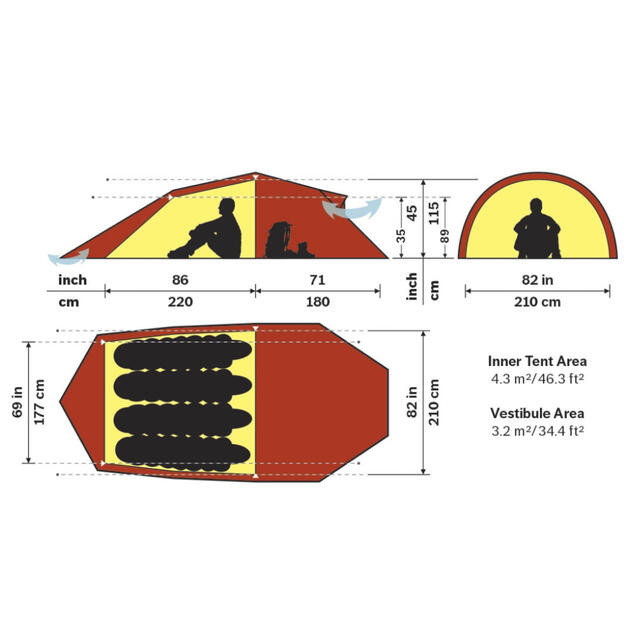 Hilleberg Nallo 4gt ヒルバーグ ナロ 4 gt グリーン