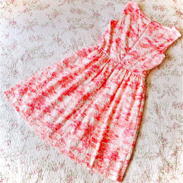トッカワンピース☆総刺繍レース