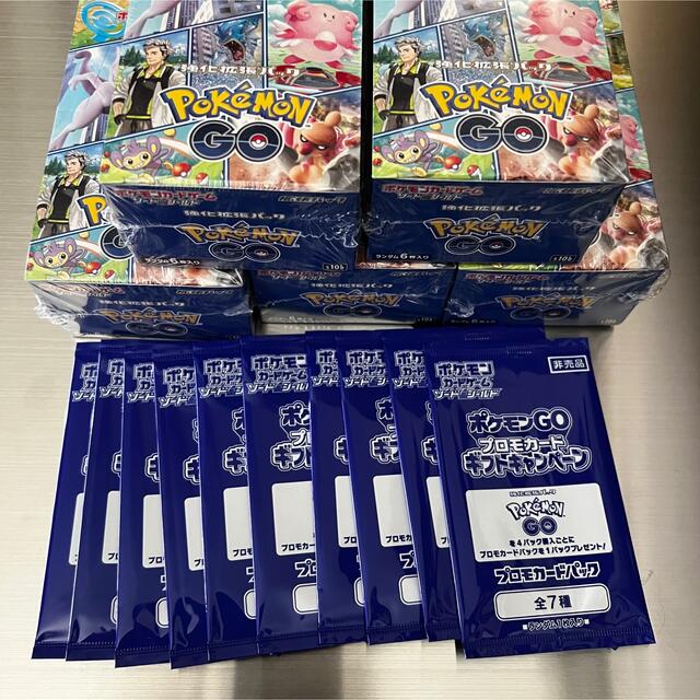 ポケモンgo 5box プロモ10パック pokemon go