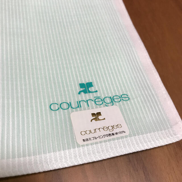 Courreges(クレージュ)の【未使用】クレージュ ハンカチ 4枚 レディースのファッション小物(ハンカチ)の商品写真