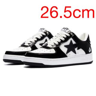 アベイシングエイプ(A BATHING APE)のbape sta black 26.5cm(スニーカー)