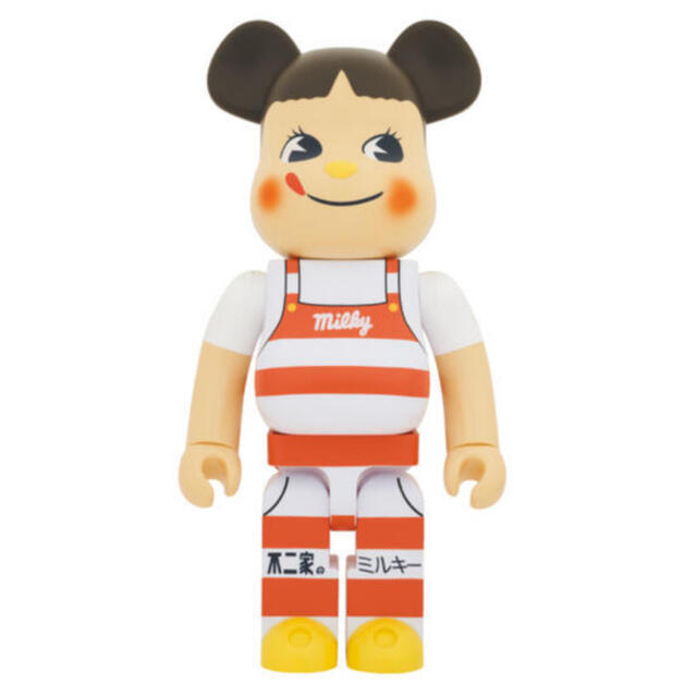 フィギュアBE@RBRICK ペコちゃん ミルキー三角帽子デザイン 1000％