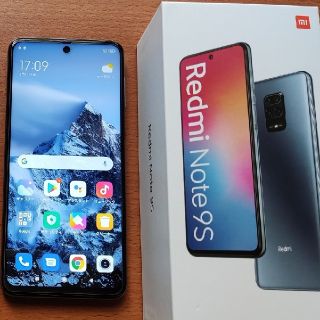 アンドロイド(ANDROID)のRedmi note 9s Glacier White(スマートフォン本体)