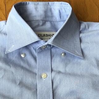 ダーバン(D’URBAN)のDURBAN  メンズYシャツ　ブルー　ストライプ(シャツ)