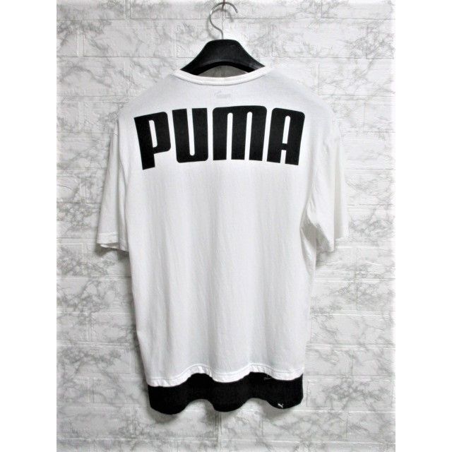 ☆PUMA プーマ ビッグロゴ ボックスロゴ Tシャツ 半袖/メンズ/S